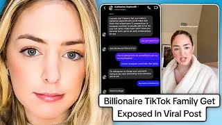 Billionaire TikToker Exposed After Arrogant Messages Go Viral [upl. by Macmullin564]