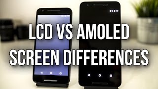 Differences Between AMOLED and LCD Screens  Test With Nexus 6P And 5X [upl. by Lorou]