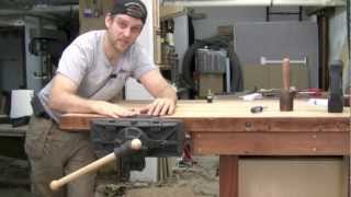 Pattern Makers Woodworking Vise  Installation [upl. by Nowahs]