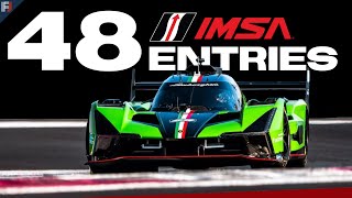 IMSA 2024 Entry List REVEALED [upl. by Sugihara]