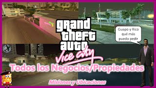 Todos los NegociosPropiedadesGTA Vice City Misiones [upl. by Rad935]