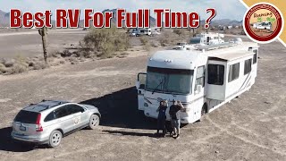 10 Reasons We Chose An Older Class A Motorhome For RV Living [upl. by Lole610]