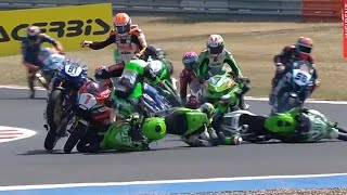 2024 Motorcycle Racing Crash Compilation Part3 [upl. by Hewes]