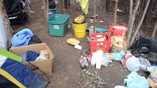 Homeless camps in High Point [upl. by Cestar]