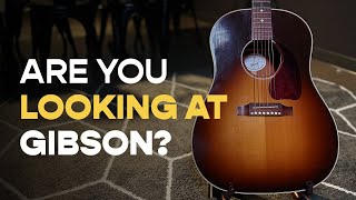 Why I Chose Gibson  Gibson J45 Standard Acoustic Guitar Demo and Review [upl. by Sheila]