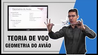 TEORIA DE VOO  GEOMETRIA DO AVIÃO AULA 03 [upl. by Aihsenrad]