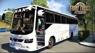 HANIF Bus Driving Risky High Speed In Small Road In ETS 2  BUS MOD [upl. by Jilleen711]