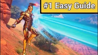 Hit opponents with the Iron Man Combat Kit Unibeam  Fortnite Week 5 Weekly Quest [upl. by Coffin]