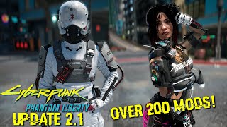 Cyberpunk 2077  Update 21 Mod Showcase [upl. by Wassyngton]