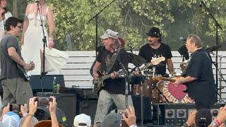 Neil Young  Stephen Stills  John Mayer “Rockin’ In the Free World” 100524 Lake Hughes CA [upl. by Quillan]