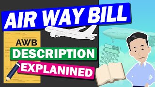 Explained about Cost on Air Waybill Whats RateChargeClass As Arranged [upl. by Ronile557]