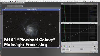 M101 quotPinwheel Galaxyquot PixInsight Processing Tutorial Galaxy Processing with OSC camera [upl. by Palocz]