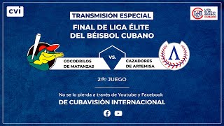 ⚾️Gran Final de la Liga Élite del Beisbol Cubano Cocodrilos de Matanzas🐊 Vs 🗡Cazadores de Artemisa [upl. by Wycoff]