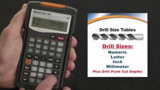 Machinist Calc Pro Drill Size Chart How To Use [upl. by Enirhtac]