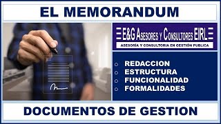 COMO REDACTAR UN MEMORANDUM [upl. by Eniluap]