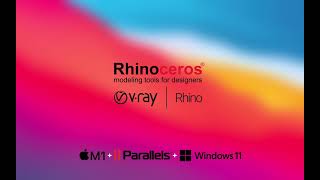 MacBook Air M1 with Parallels  WIndows 11 Rhino 7 and VRay 5 Performance [upl. by Tolmach]