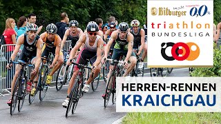 1 Bitburger 00 TriathlonBundesliga Kraichgau  Rennen der Herren [upl. by Olonam]