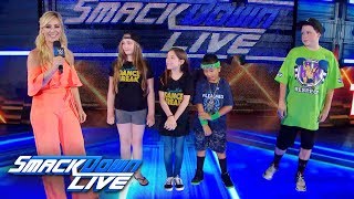 Which WWE fan has the best Superstar impression SmackDown Exclusive July 9 2019 [upl. by Ardeid]