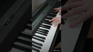 Lascia chio pianga piano cover shorts [upl. by Greenebaum]