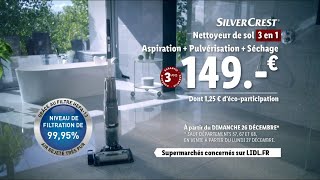 NETTOYEUR DE SOL 3 en 1 LIDL  test amp avis LIDLcrashtestaspirateur [upl. by Gusta]