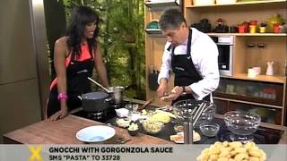 Gnocchi with gorgonzola sauce 31102012 [upl. by Derrek]