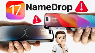 iOS 17 NameDrop WARNING  EVERYTHING You NEED To Know [upl. by Ciryl]