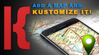 KLWP Tutorial Add a MAP and KUSTOMIZE IT [upl. by Pulchia]