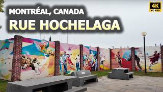 4K Walking Tour on Hochelaga Street MontrealFrom PieIX to FrontenacBalade sur la rue Hochelaga [upl. by Tilly159]