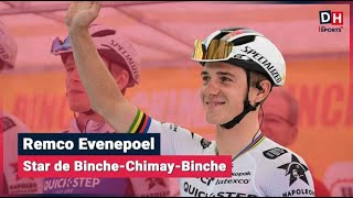 Remco Evenepoel star de la course BincheChimayBinche [upl. by Yelsnit394]