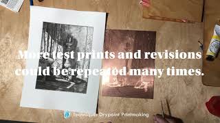 Drypoint Printmaking [upl. by Hoopes]