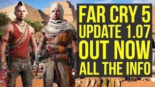 Far Cry 5 Update 107 OUT NOW  Adds A Lot Of New Items Far Cry 3 Outfits amp More Far Cry 5 DLC [upl. by Mccullough94]