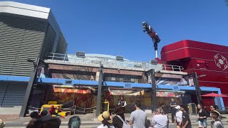 The amazing SpiderMan show in California adventure park [upl. by Domeniga91]