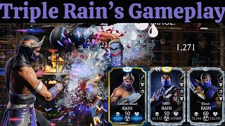 MK Mobile Rain’s MK11 Klassic amp Edenian Blood Team FW Gameplay Review [upl. by Tolmach614]