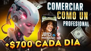 Me llamo Joyce Trader Gana Ganar Con 25 en tu Bolsillo 700 Cada Dia Con AI Bot 2024 [upl. by Anomis20]