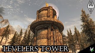 LEVELERS TOWER Massive Player Home Xbox Modded Skyrim Mod Showcase [upl. by Harness]