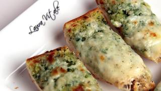 Cheesy Garlic Bread Recipe  Laura Vitale  Laura in the Kitchen Episode 288 [upl. by Hgielrak763]