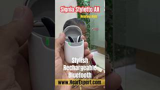 Latest Signia Styletto AX  Stylish Rechargeable Bluetooth Hearing aids chhattisgarh bhilai ear [upl. by Anyal]