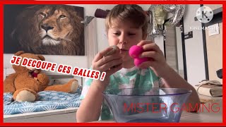 Je découpe mes balles antistress  😱  MISTER GAMING [upl. by Fair]