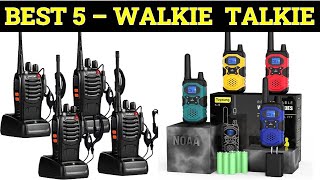 Top 5 Best Walkie Talkies of 2024 [upl. by Nagar743]