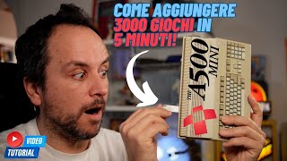 3000 giochi su Amiga 500 mini in 5 minuti tutorial e link [upl. by Seana]