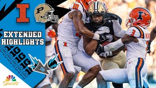 Illinois vs Purdue  EXTENDED HIGHLIGHTS  9302023  NBC Sports [upl. by Piotr]