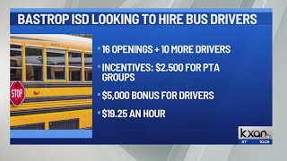 Some Bastrop ISD buses suspended amid driver shortages [upl. by Phaidra]