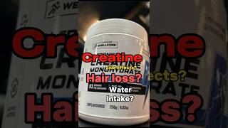 Creatine side effects Hair loss Water intake creatine sideeffects hairloss youtubeshorts [upl. by Beata878]