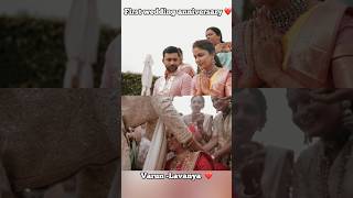 Varun Tej Lavanya Tripati Wedding TEASER  Wedding Anniversary Special Video [upl. by Olaf]