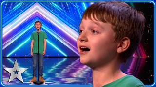 Cormac Thompson has voice of angel with Run cover  Unforgettable Audition  Britains Got Talent [upl. by Nyvlem]