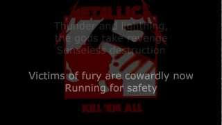 Metallica  Metal Militia Lyrics HD [upl. by Najib625]