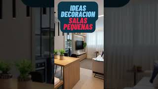 💡✅9 IDEAS para DECORAR y ORGANIZAR una SALA PEQUEÑA y MODERNA 2022 [upl. by Hoye]