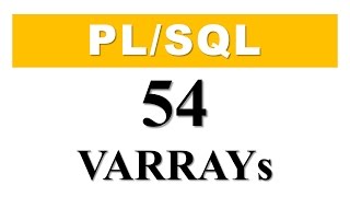 PLSQL tutorial 54 PLSQL VARRAYs in Oracle Database by Manish Sharma [upl. by Caraviello]