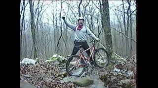 Devils Den State Park Arkansas Mountain Biking 1990 [upl. by Cordelie]