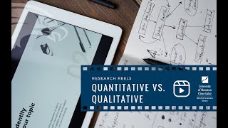 Quantitative vs Qualitative [upl. by Rehpotirhc411]